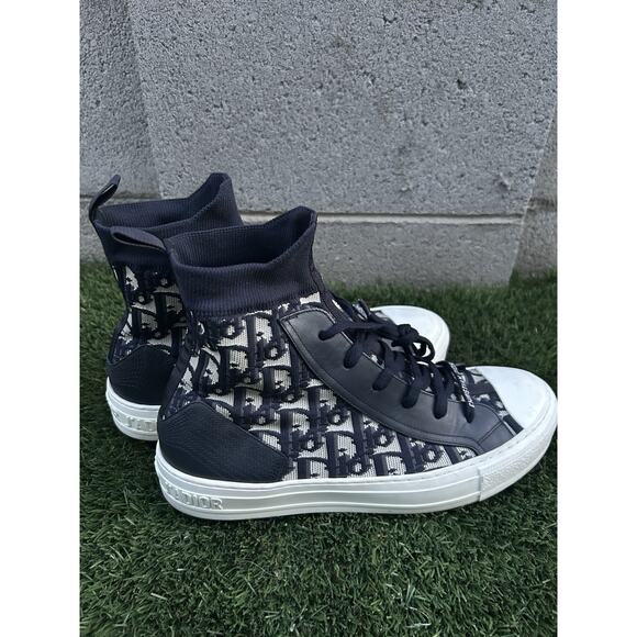 Christian Dior B23 High Top Oblique Sneakers Mens 42 / US 9 Authentic Certified